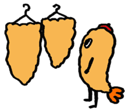 Tempura (Ebiten) Sticker sticker #4075754