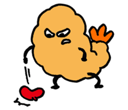 Tempura (Ebiten) Sticker sticker #4075757