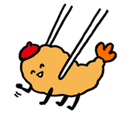 Tempura (Ebiten) Sticker sticker #4075761