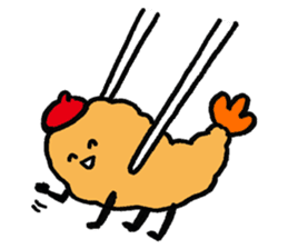 Tempura (Ebiten) Sticker sticker #4075761