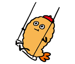 Tempura (Ebiten) Sticker sticker #4075762