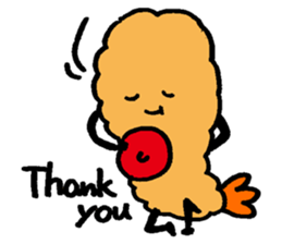 Tempura (Ebiten) Sticker sticker #4075768