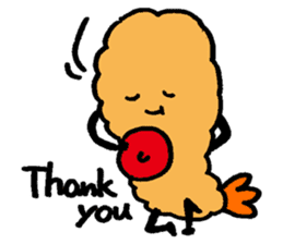 Tempura (Ebiten) Sticker sticker #4075768