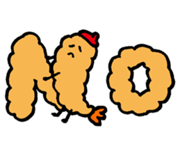 Tempura (Ebiten) Sticker sticker #4075771