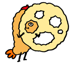 Tempura (Ebiten) Sticker sticker #4075772