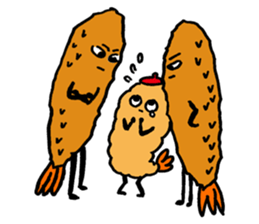 Tempura (Ebiten) Sticker sticker #4075773