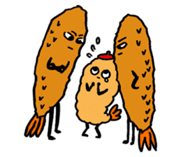 Tempura (Ebiten) Sticker sticker #4075773
