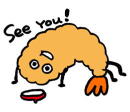 Tempura (Ebiten) Sticker sticker #4075774