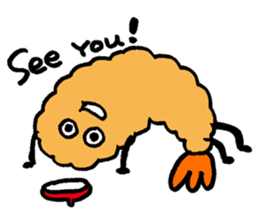Tempura (Ebiten) Sticker sticker #4075774