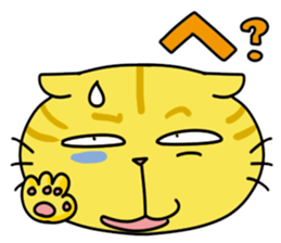 One-word kitty Sticker sticker #4076600