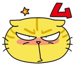 One-word kitty Sticker sticker #4076603