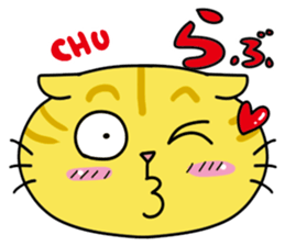 One-word kitty Sticker sticker #4076609