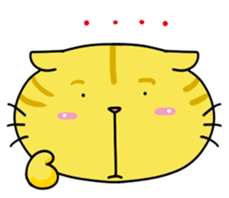 One-word kitty Sticker sticker #4076611