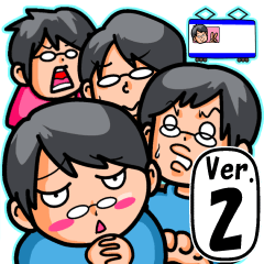 Non Twink glasses man Ver.2