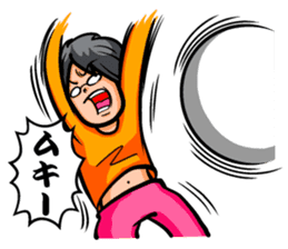 Non Twink glasses man Ver.2 sticker #4076866