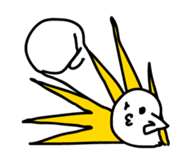 zany ghost sticker #4077142