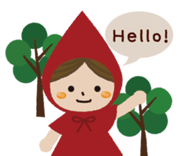 The Little Red Riding Hood sticker #4077336