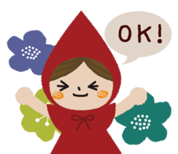 The Little Red Riding Hood sticker #4077354