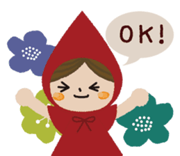 The Little Red Riding Hood sticker #4077354