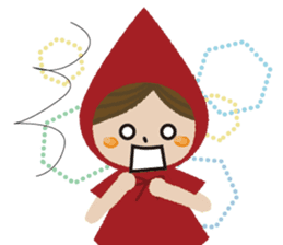 The Little Red Riding Hood sticker #4077366