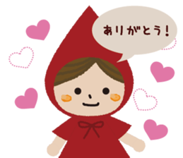 The Little Red Riding Hood sticker #4077374