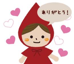 The Little Red Riding Hood sticker #4077374