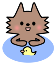 Wolf sticker #4077493