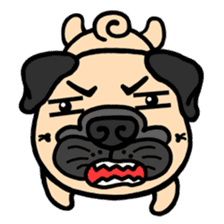 Joy's Pug World (3) sticker #4077628