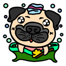 Joy's Pug World (3) sticker #4077643