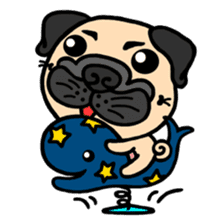 Joy's Pug World (3) sticker #4077651
