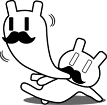 Mustache rabbit sticker #4077727