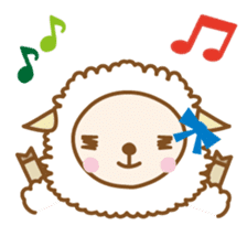 Twin sheep2 sticker #4078026