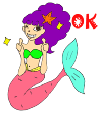 pretty mermaid and fairy sticker #4078504