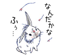 Small Rabbit and Sasuke of the Wind sticker #4078624