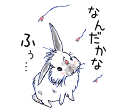 Small Rabbit and Sasuke of the Wind sticker #4078624