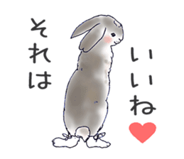 Small Rabbit and Sasuke of the Wind sticker #4078647