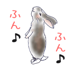 Small Rabbit and Sasuke of the Wind sticker #4078648