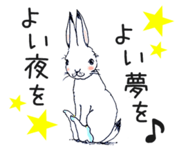 Small Rabbit and Sasuke of the Wind sticker #4078649