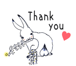 Small Rabbit and Sasuke of the Wind sticker #4078650