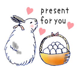 Small Rabbit and Sasuke of the Wind sticker #4078652