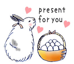 Small Rabbit and Sasuke of the Wind sticker #4078652