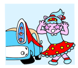 Tari and Nyanna 1950s.3 sticker #4078904