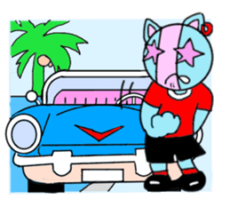 Tari and Nyanna 1950s.3 sticker #4078905