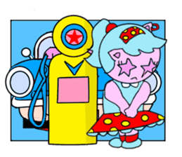 Tari and Nyanna 1950s.3 sticker #4078917