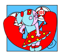 Tari and Nyanna 1950s.3 sticker #4078918