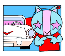 Tari and Nyanna 1950s.3 sticker #4078919