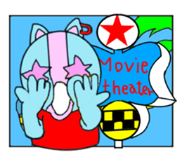 Tari and Nyanna 1950s.3 sticker #4078920