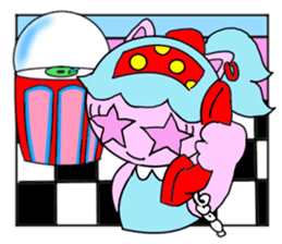 Tari and Nyanna 1950s.3 sticker #4078926