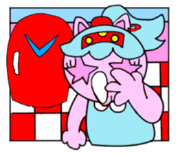 Tari and Nyanna 1950s.3 sticker #4078928