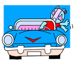 Tari and Nyanna 1950s.3 sticker #4078931